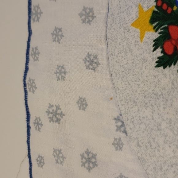 𝅺VINTAGE Set of 2 100% Cotton Old Fashion Christmas Tree Placemats Christmas - Picture 9 of 9